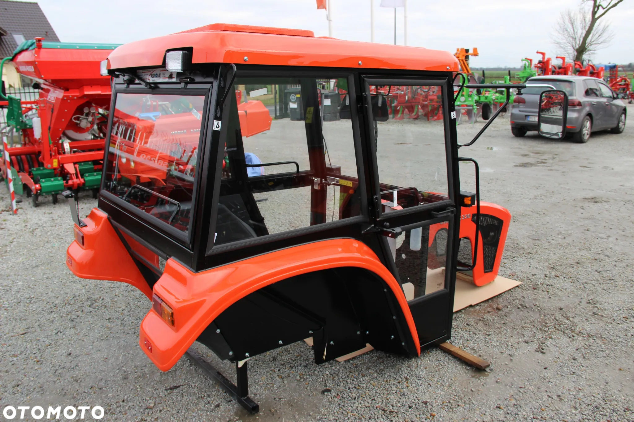 Kabina C330 maska C- 330 Naglak zestaw czerwony kabiny maska retro - 7