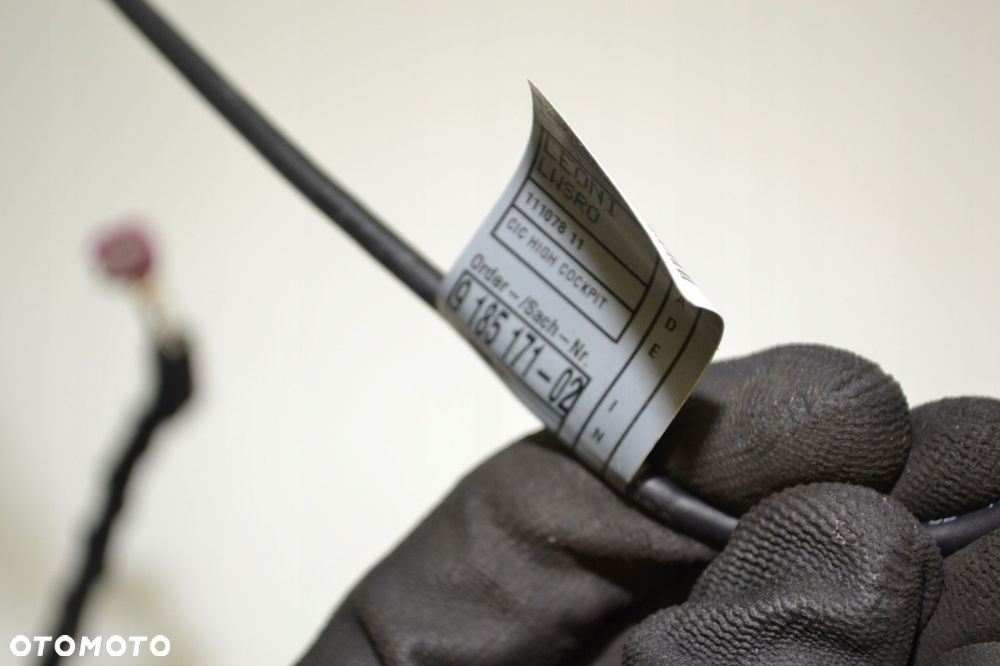 BMW E91 E90 E60 E81 E84 E87 KABEL PRZEWÓD WIĄZKA NAWIGACJI CIC 9185171 - 4