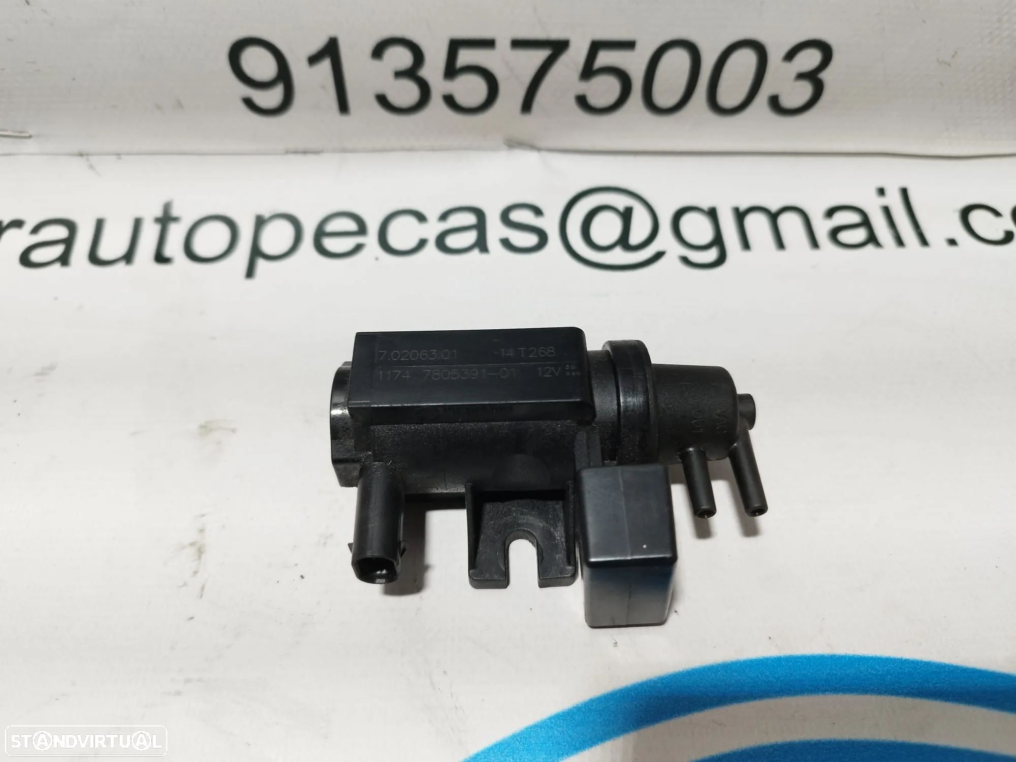 TRANSMISSOR DE PRESSÃO EGR CONTROLO DE GASES DE ESCAPE 70206301  BMW SERIE 1 E81 E87 2.0D 177CV N47 - 1