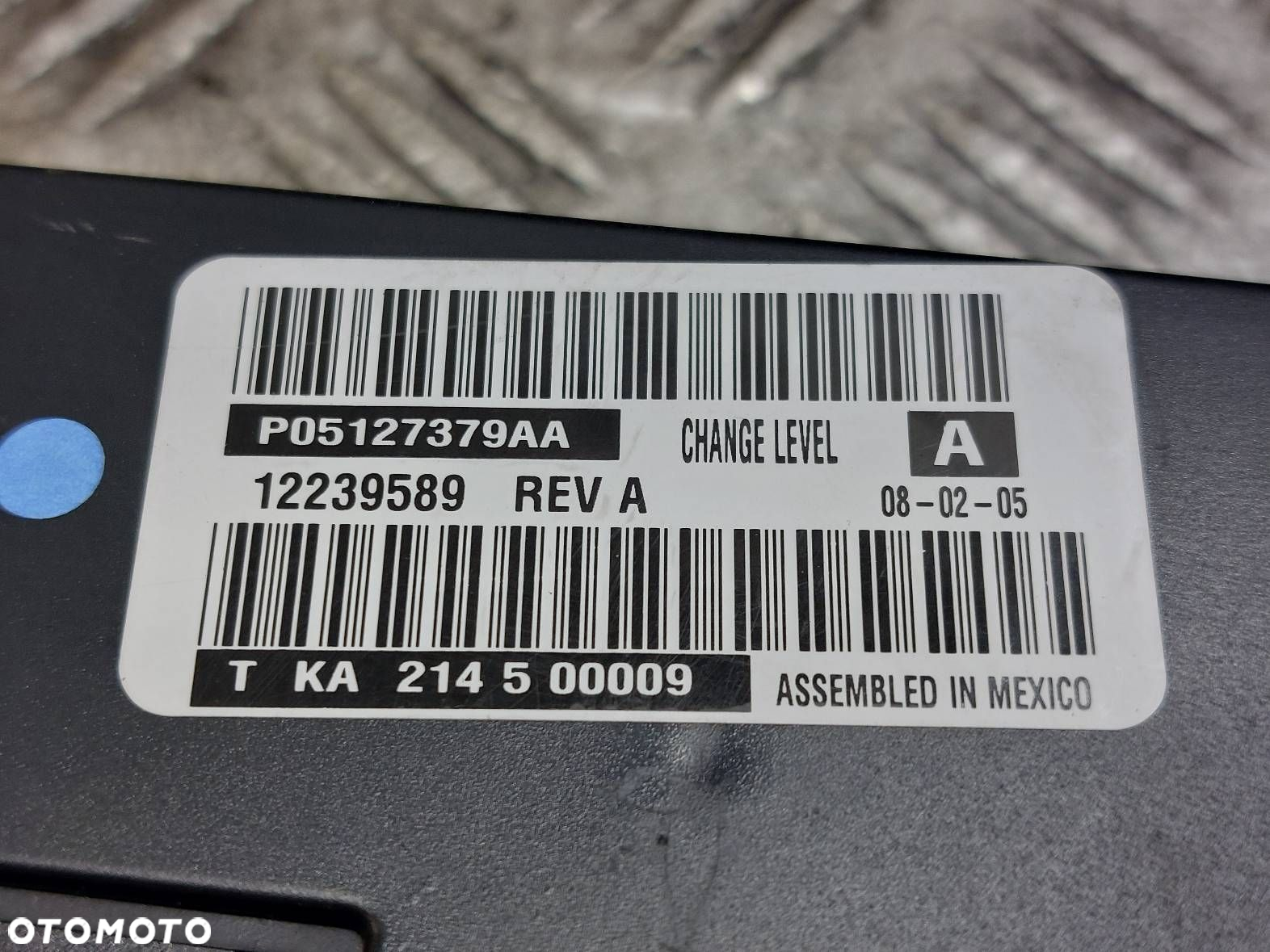 PANEL NAWIEWU KONSOLA ŚRODKOWA RAMKA CHRYSLER GRAND VOYAGER IV LIFT - 5