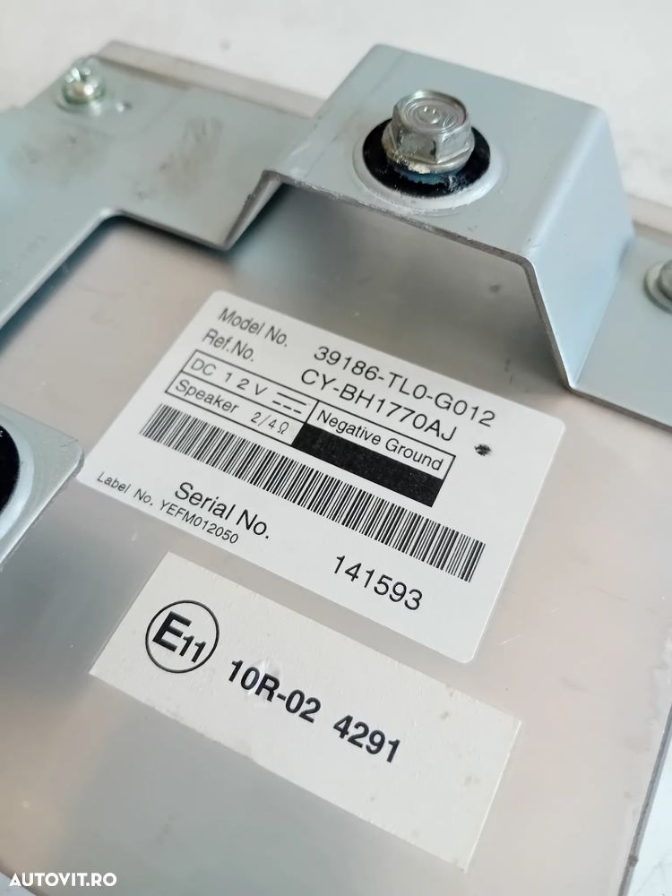 Amplificator Sunet Honda Accord 2008-2013 Cod 39186-TL0-G012 Motor R20A3 - 7