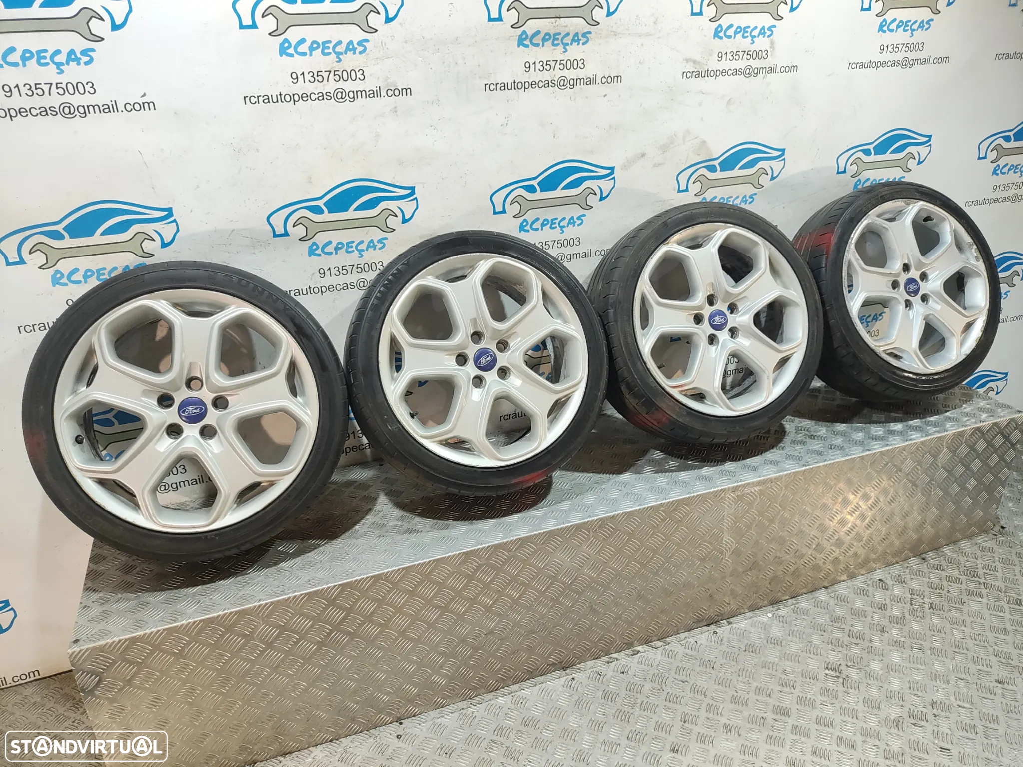 Conjunto Jantes 18 Originais Ford Focus 2 Mk2 7,5J ET52,5 5x108 - 9