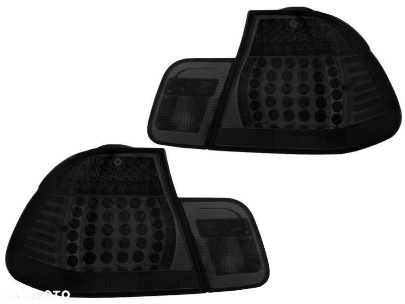 lampa tyl kpl bmw 3 e46 sedan lift 2001- led diody - 1
