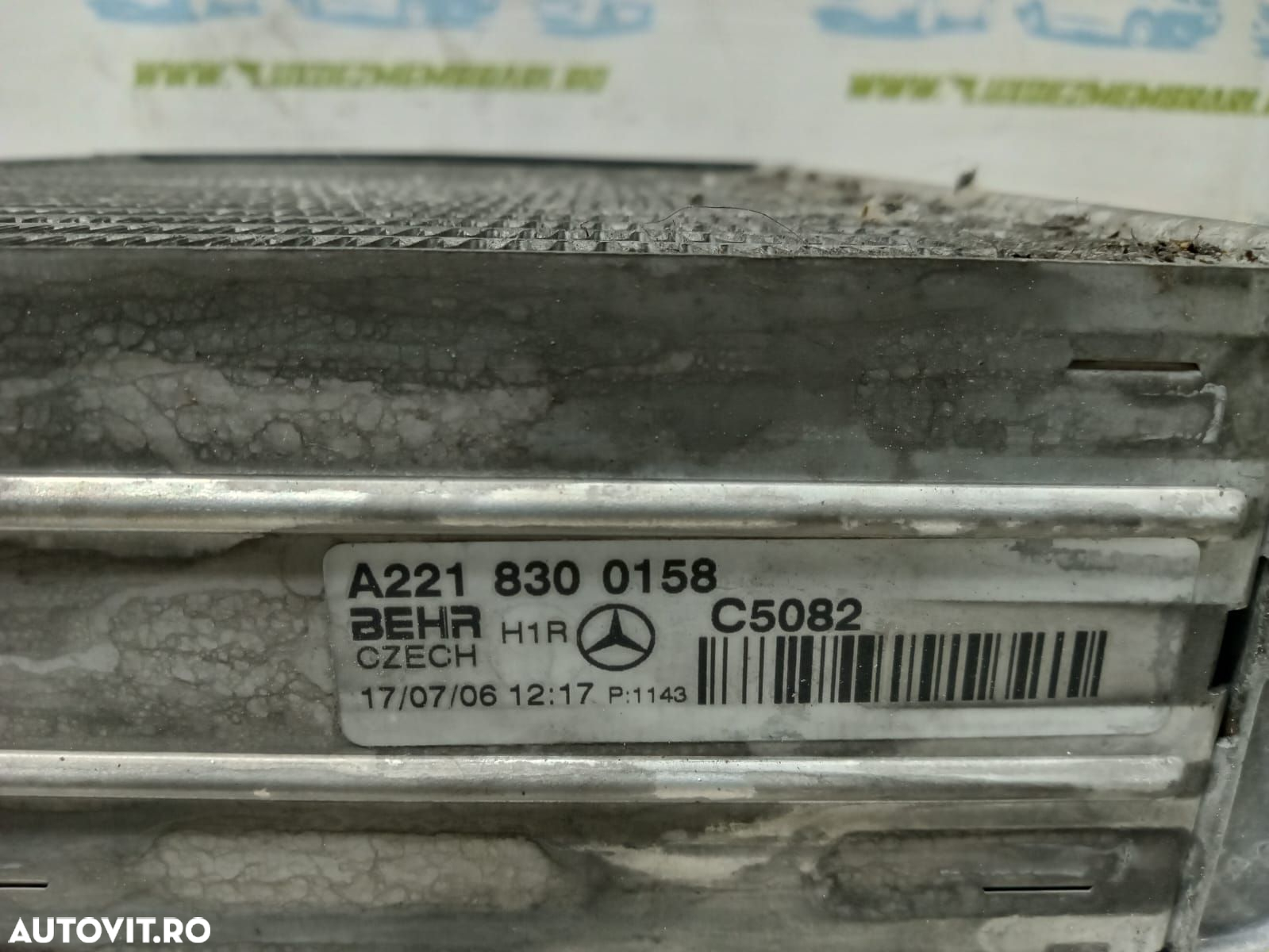 Radiator calorifer bord a2218300158 Mercedes-Benz S-Class W221 [2005 - 3