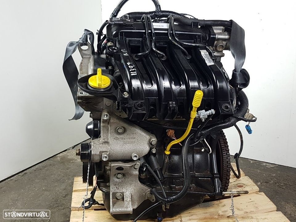 MOTOR COMPLETO RENAULT CLIO II 2005 -D4FG722 - 1