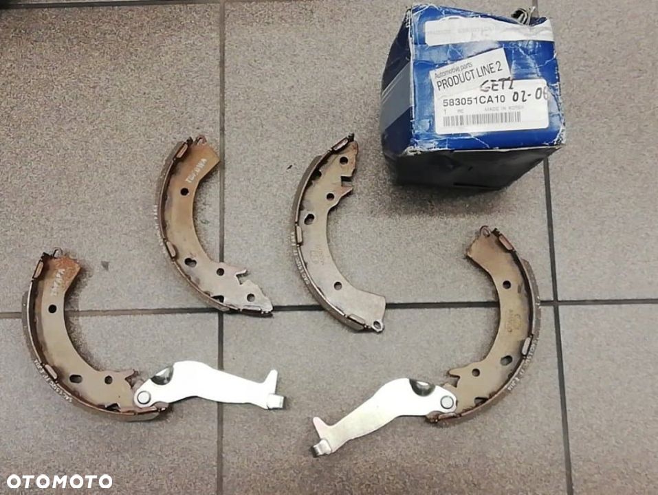 SZCZĘKI HAMULCOWE TYŁ HYUNDAI GETZ NOWE ORYGINAŁ - 2