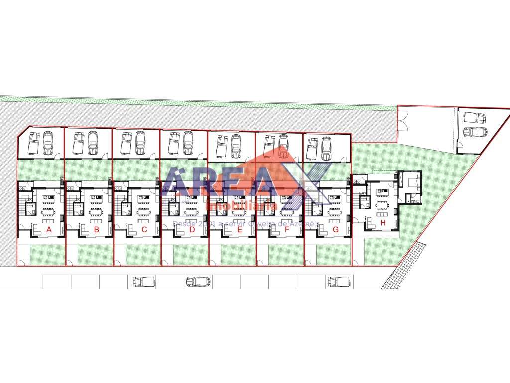 FRAÇÃO B - Moradias em banda T3 - Arquitetura moderna - Grande imagem: 4/27