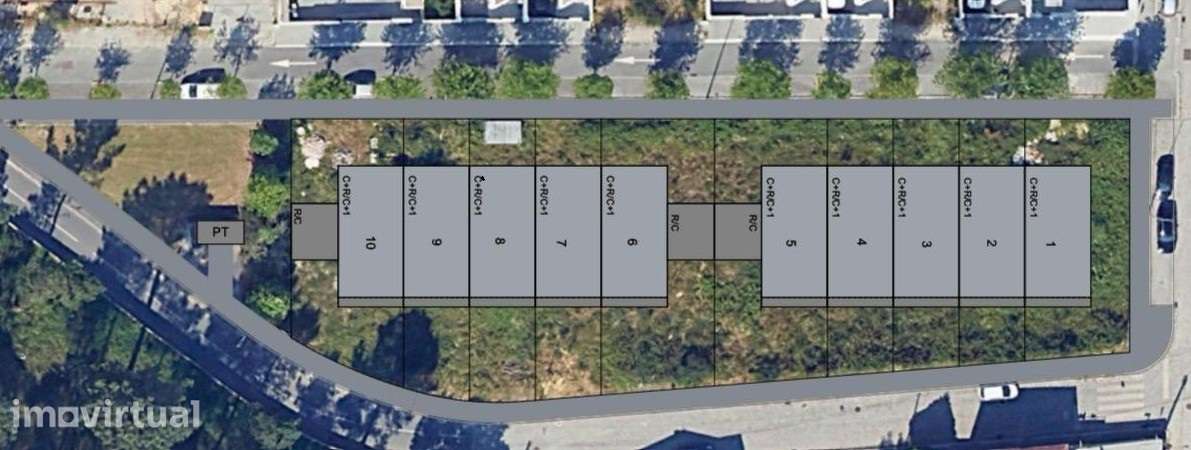 Lotes Moradias 2 e 3 Frentes, em Águas Santas, Prontos a Construir - Grande imagem: 2/25