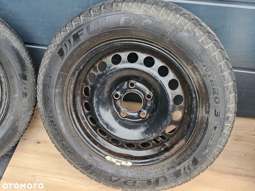 KOŁA FELGI STALOWE 15 OPONY ZIMOWE OPEL VECTRA C SIGNUM ASTRA H MERIVA B ZAFIRA A B 5x110 195/65/15 - 4