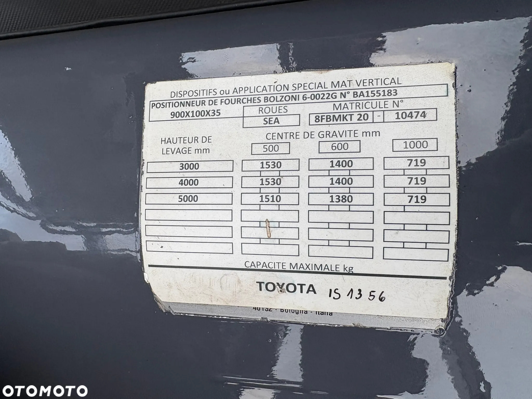 Toyota 8FBMKT20 - 35