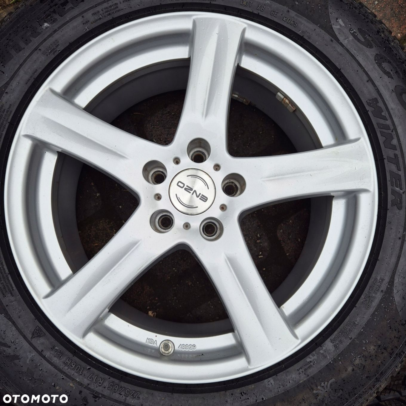 ZIMA KOŁA 17 FORD KUGA EVOQUE FREELANDER 225/65 R17 5x108 CZUJNIKI - 4