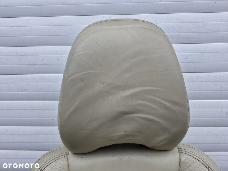 volvo s60 2 ii fotel kierowcy lewy przód przedni skóra jasna uk - 4