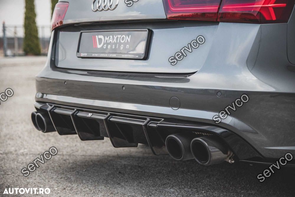 Difuzor spate Audi A6 S6 C7 S-Line 2014-2017 v10 Maxton Design - 6