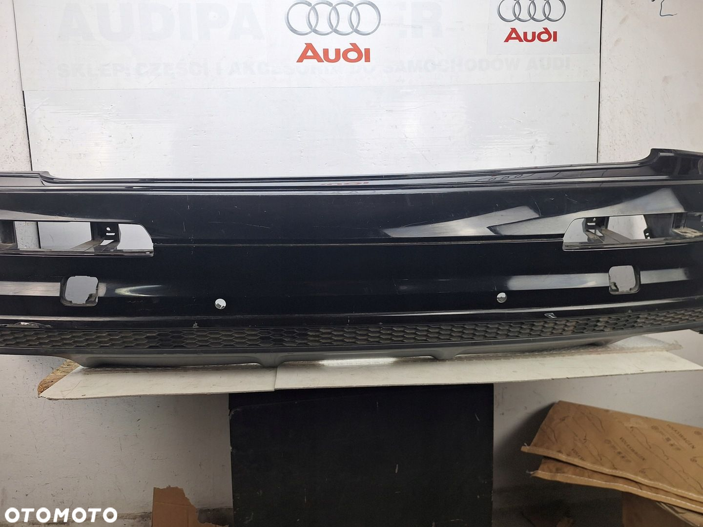 ZDERZAK SPOJLER DYFUZOR AUDI Q7 4M 4M0 PO LIFCIE LIFT S-LINE BLACK 2020-24 - 2