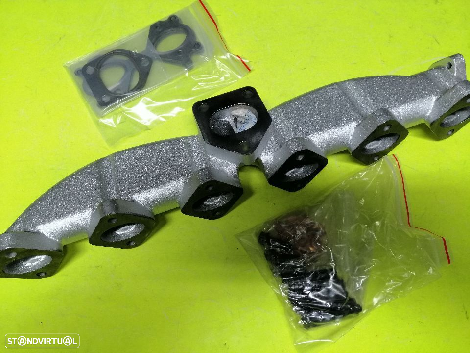 Coletor / Colector de escape de ferro Bmw E46 E60 E61 E65 X3 X5 525D 530D NOVO - 2
