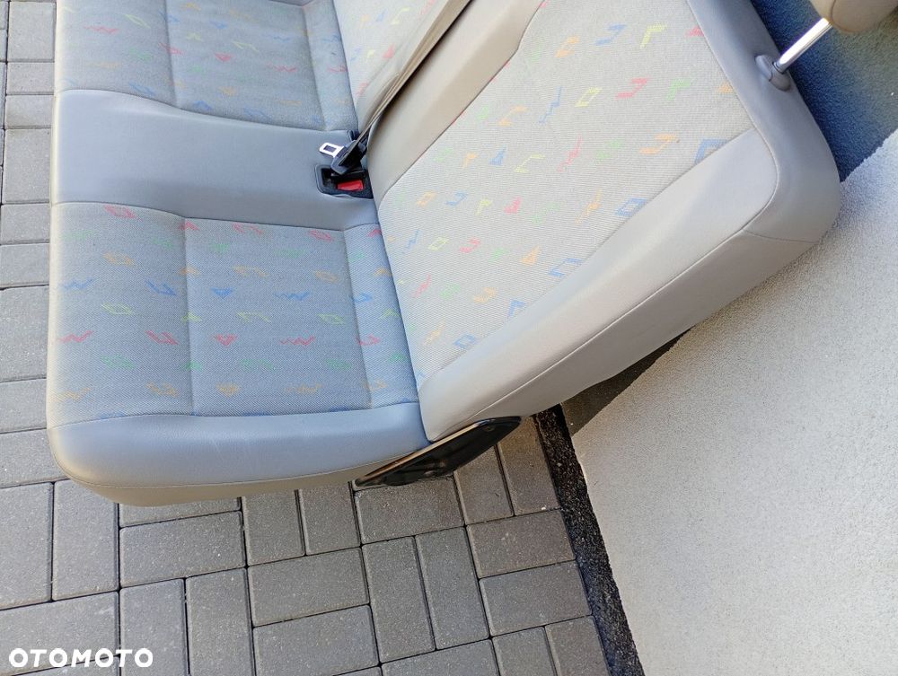 Kanapa Tył Siedzenie II Rząd Ławka Fotel Vw Transporter Caravelle T5 - 7