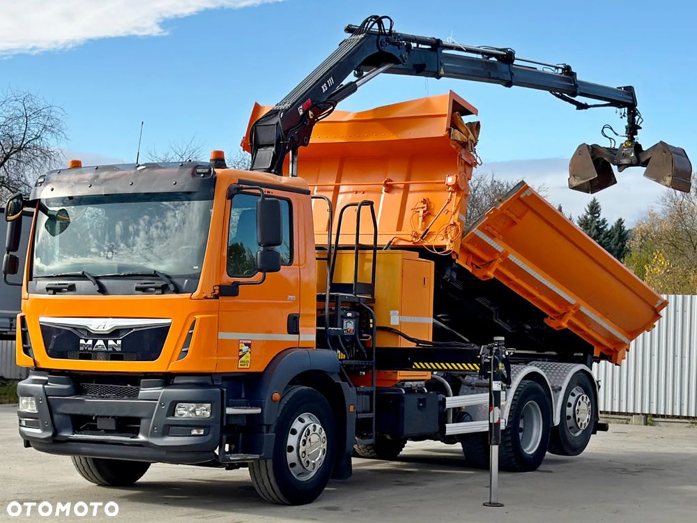 MAN TGM 26.290 * WYWROTKA 4,60 m* HIAB 111 B-3 HIDUO + PILOT - 6