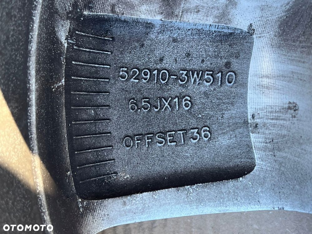 kia sportage 3 iii koło felga aluminiowa 215/70 r16 52910-3w510 - 8