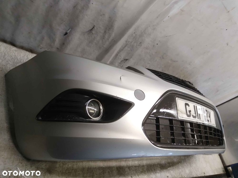 ^ ZDERZAK PRZÓD PRZEDNI FORD FOCUS MK.2 2 II LIFT FL 03 SREBRNY HALOGENY - 6