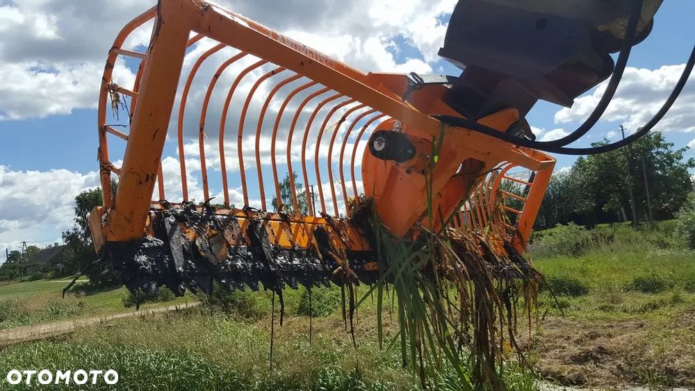Łyżka kosząca Landreus 2m do minikoparki - 3