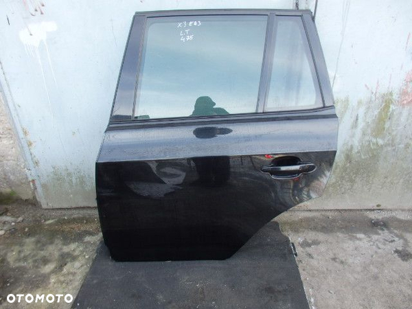 BMW x3 e83 DRZWI LEWY TYŁ BLACK SAPPHIRE 475  RAF-AUTO CZESCI BMW