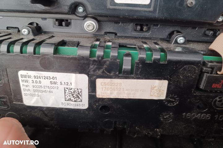 Comanda clima 9241243 9241243-01 9241243 9241243-01 BMW Seria 5 F10 [ - 4