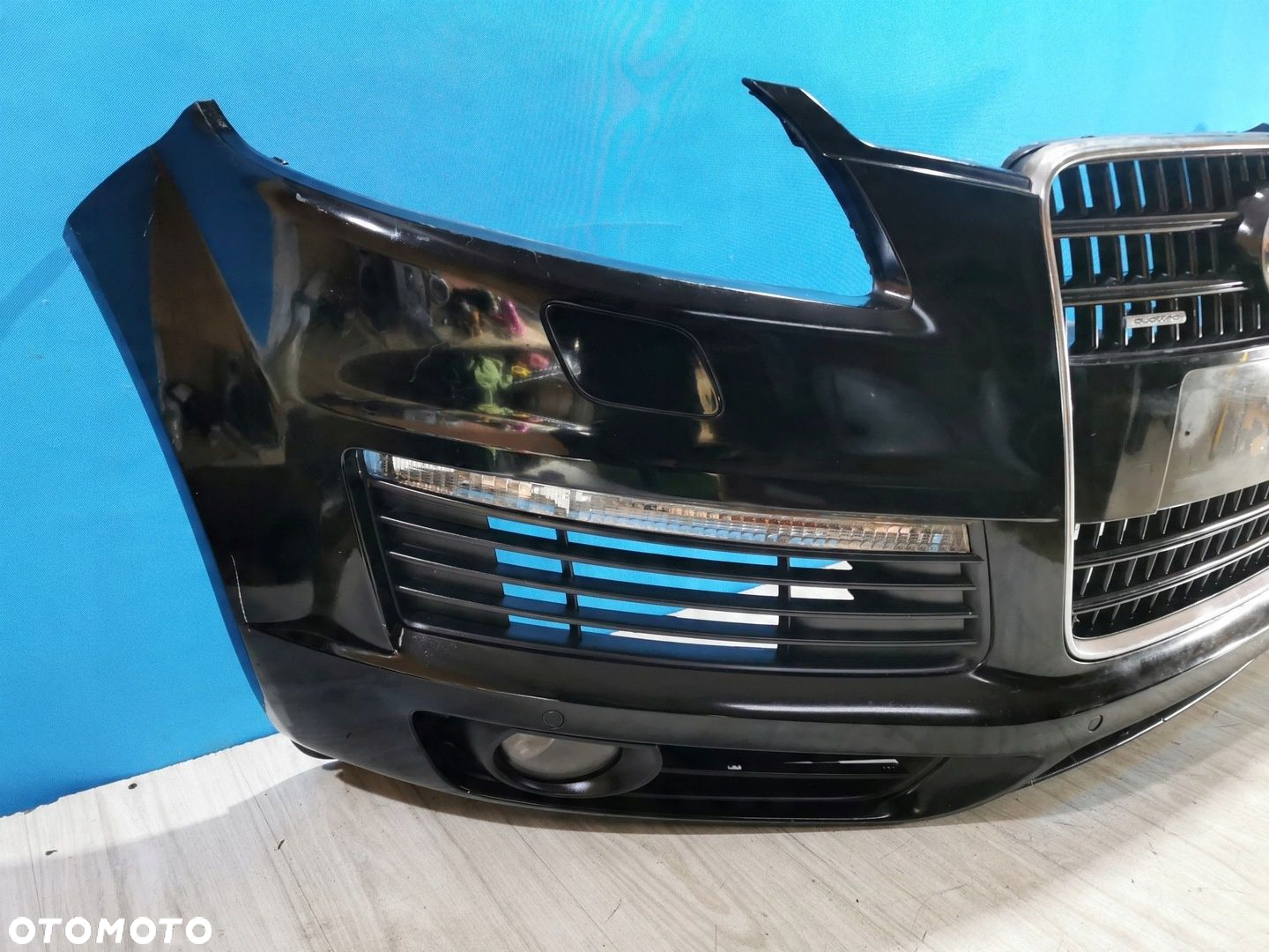 Audi Q7 1 I 4L zderzak przód przedni S-Line PDC spryskiwacze 2005/2010 LO41 - 2