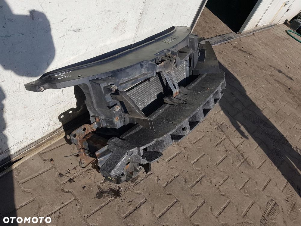 SKODA SUPERB II 2 08-12r 1.9 TDI PAS PRZEDNI CHŁODNICE WENTYLATOR - 5