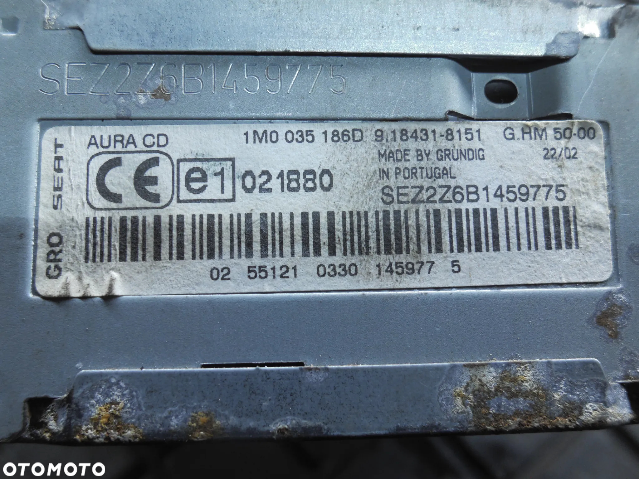 RADIO SEAT TOLEDO 1M0035186D SEAT LEON I POSIADAM 2 SZT - 3