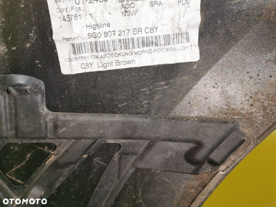 VW GOLF VII ZDERZAK PRZOD 4PDC SPR 5G0807221BR - 14