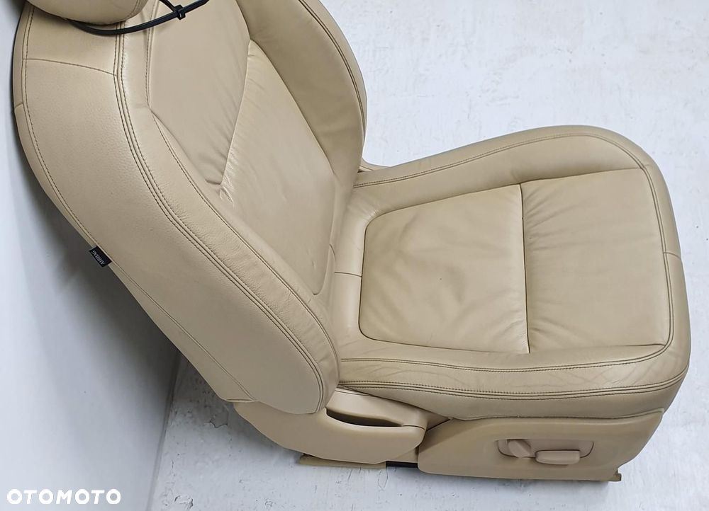 FOTEL PRAWY PRZÓD PASAŻERA SKÓRA ELEKTRYCZNY GRZANY JAGUAR XF X250 EUROPA - 5