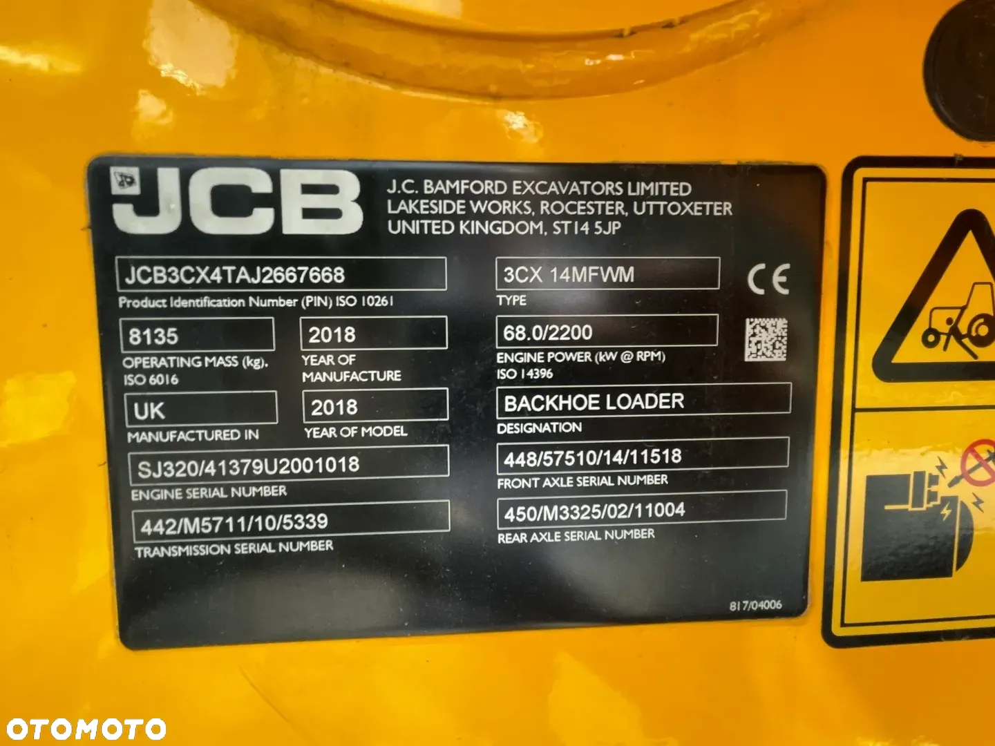 JCB JCB 3CX / 3000 mtg / R.2018/TORQUELOCK - 13