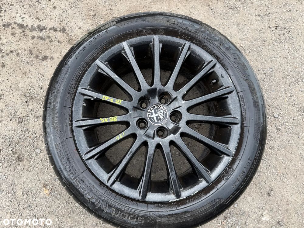 Felga 16' Alfa Romeo koło 60695999 5x98 6,5Jx16H2 ET41.5 OE - 1