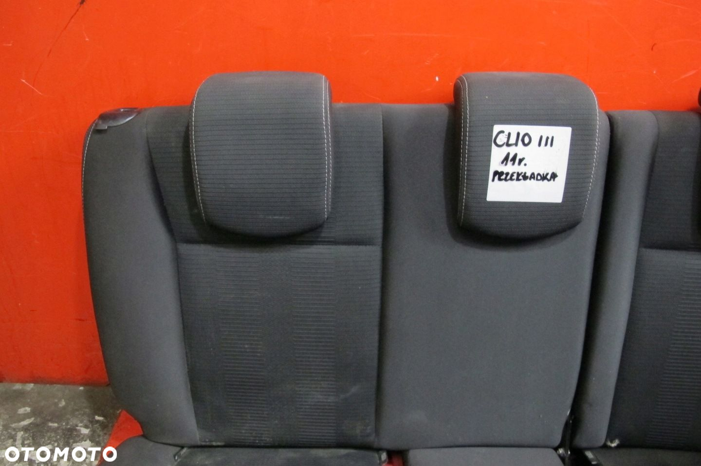RENAULT CLIO 3 III LIFT PO LIFCIE SIEDZENIA TYLNE KANAPA TYŁ ISOFIX - 2
