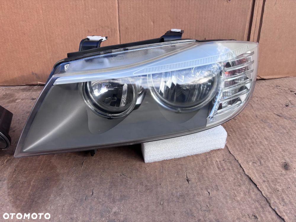 Lampa Przednia Prawa Lewa Oryginalna BMW 3 Lift E90 E91 LCI Zwykła H7 Reflektor Europa 7202574 7202573 - 3