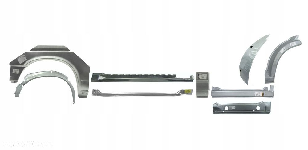 Reperaturki / progi VW T4 90 - 03 wersja długa strona LEWA + PRAWA - 4