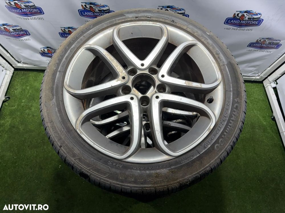 JANTE MERCEDES BENZ R17 / 5x112 / A200 / 225/45 ZR17 / ET 52,5 7,5JX17H2 + CAUCIUCURI (X4) - 1
