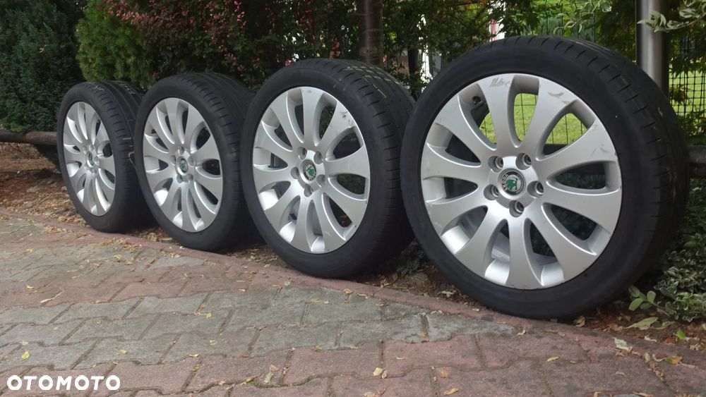 Koła letnie 17'' 5x112 SKODA ET49 225/45R17 Oryginale 6010258 - 9