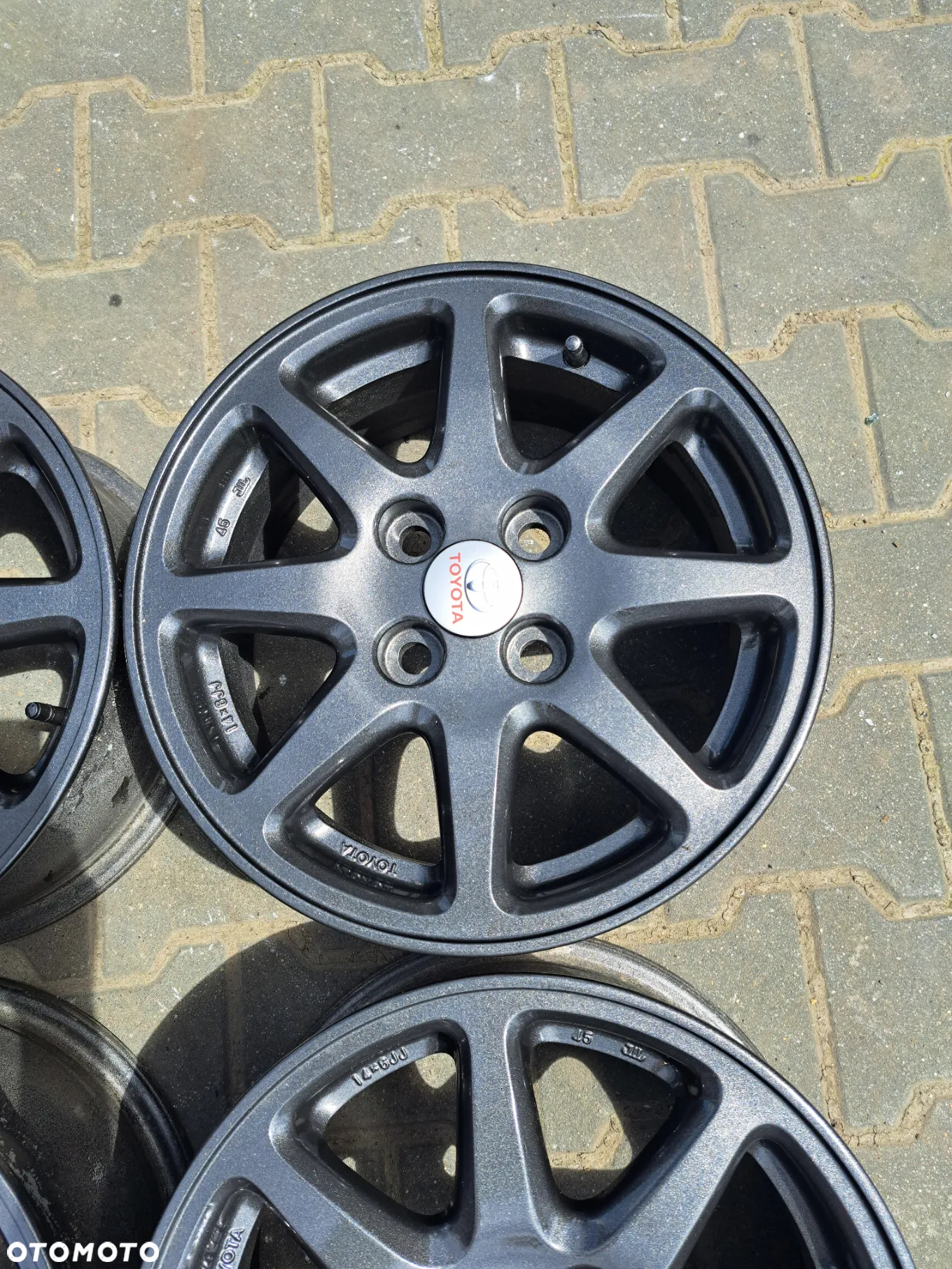 Alufelgi Toyota Aygo Yaris 14 cali 4x100 Peugeot 108 Citroen C1 - 4