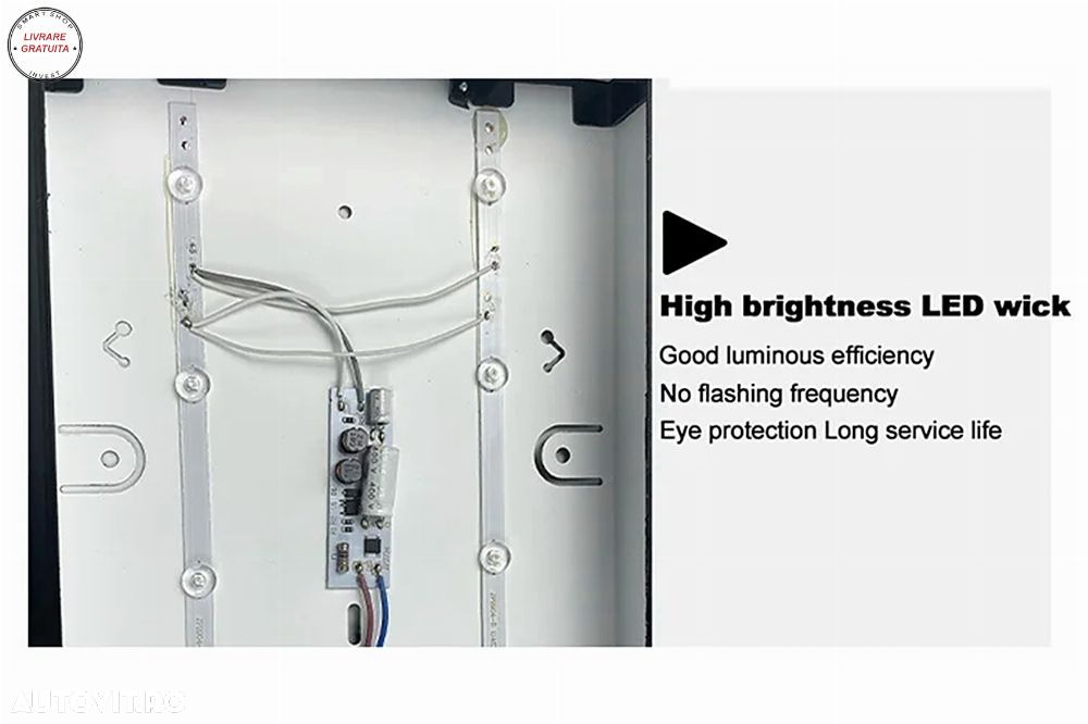 Candelabru Sistem de Iluminare Plafon Hexagon HoneyComb 6500K Diametru 60cm- livrare gratuita - 5