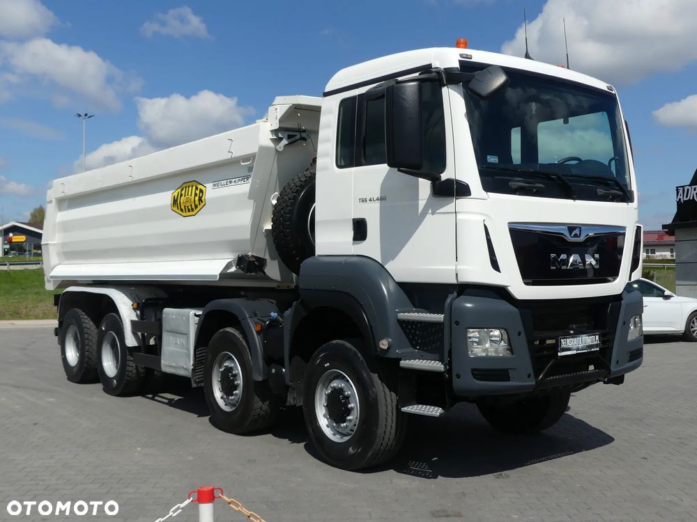 MAN TGS 41.460 / 8x8 / WYWROTKA MEILLER / MANUAL / NISKI PRZEBIEG / - 18