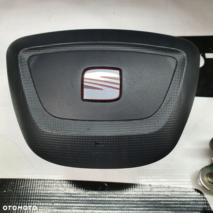 SEAT IBIZA 6J IV YRY DESKA ROZDZIELCZA KONSOLA KOKPIT PULPIT PODUSZKI AIRBAG AIR BAG PASY KIT SET - 6
