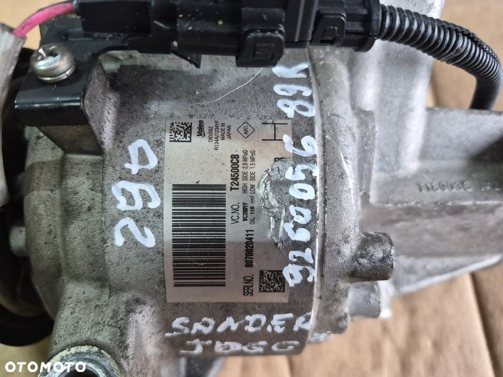 Sandero II Duster Logan 0.9tce sprężarka klimatyzacji kompresor - 4