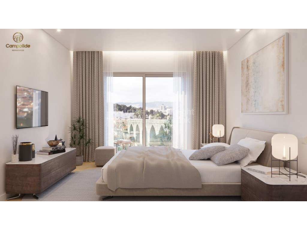 Apartamento T3, com estacionamento e arrecadação, Campolide - Grande imagem: 4/24