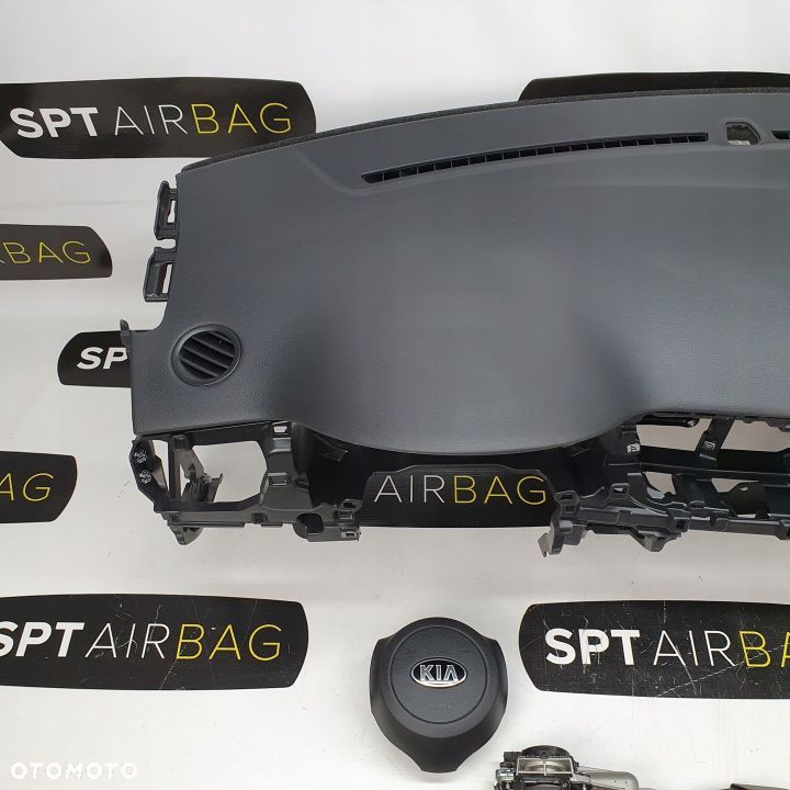 KIA STONIC DESKA ROZDZIELCZA KONSOLA KOKPIT PULPIT PODUSZKI AIRBAG AIR BAG PASY KIT SET - 2