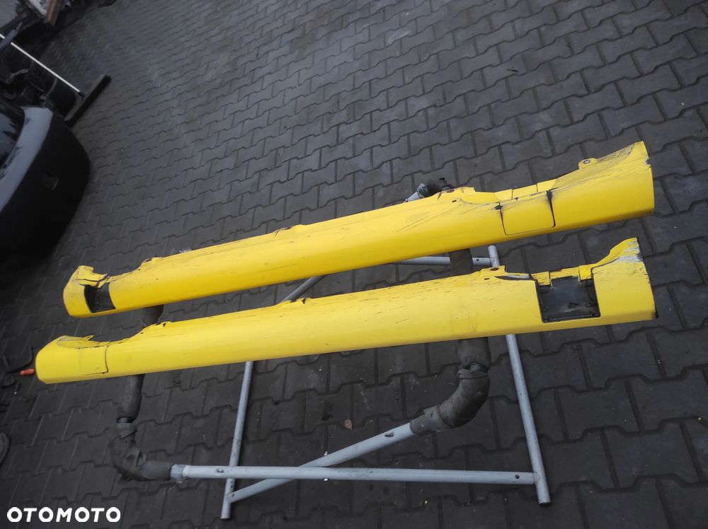 PRÓG PROGI NAKŁADKI LISTWY SEAT LEON 1 FR TOP SPORT LS1H 1V1 ŻÓŁTE KOMPLET WYSYŁKA !!!! - 1