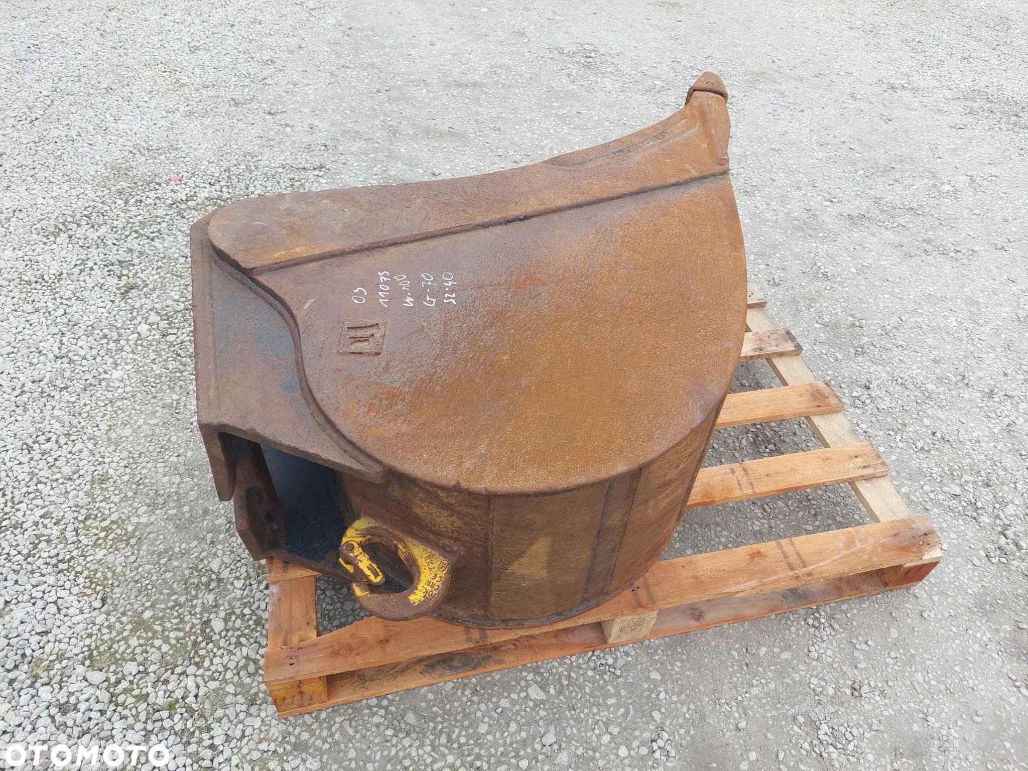 Łyżka 40cm do kopania koparki na szybkozłącze Nado SK 15 20 Komatsu PW PC 130 138 140 148 160 180 210 - 6