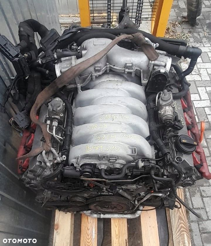 AUDI A8 S8 D3 A6 S6 C6 SILNIK KOMPLETNY 5.2 FSI V10 BSM 450ps FILM - 11