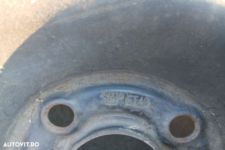 Roata de rezerva R15 185/60 R15 6JX15H2 ET43 2150159 185/60 R15 6JX15 - 3