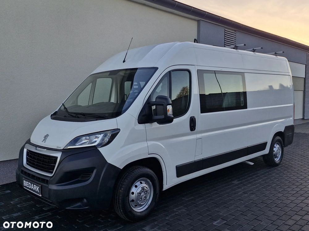 Peugeot Boxer, L3H2, BRYGADÓWKA, 7 miejsc, DOKA, tempomat, klima, - 4